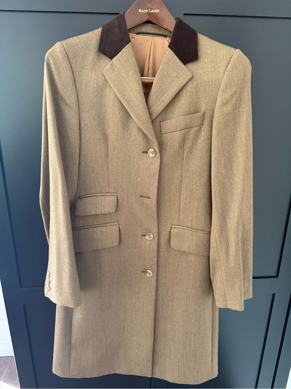 Impeccable Barbour riding coat y2k